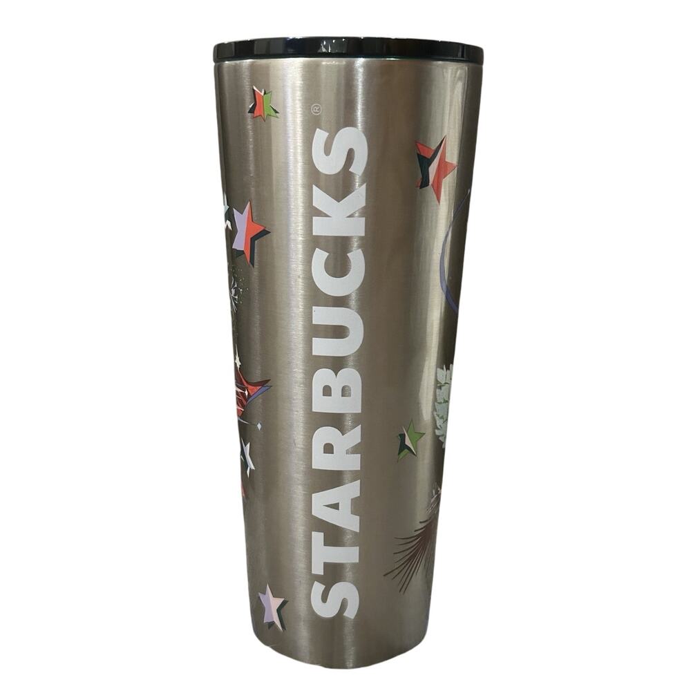 Starbucks 2023 Holiday Greens & Ornaments 24 oz Tumbler